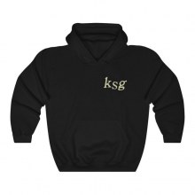 (KSG) KSG SİYAH Oversize Hoodies