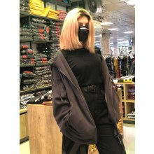 Füme Oversize Hırka (Ekstra Bol) Füme Oversize Hırka (Ekstra Bol)